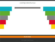 Tablet Screenshot of evolving-networks.co.uk
